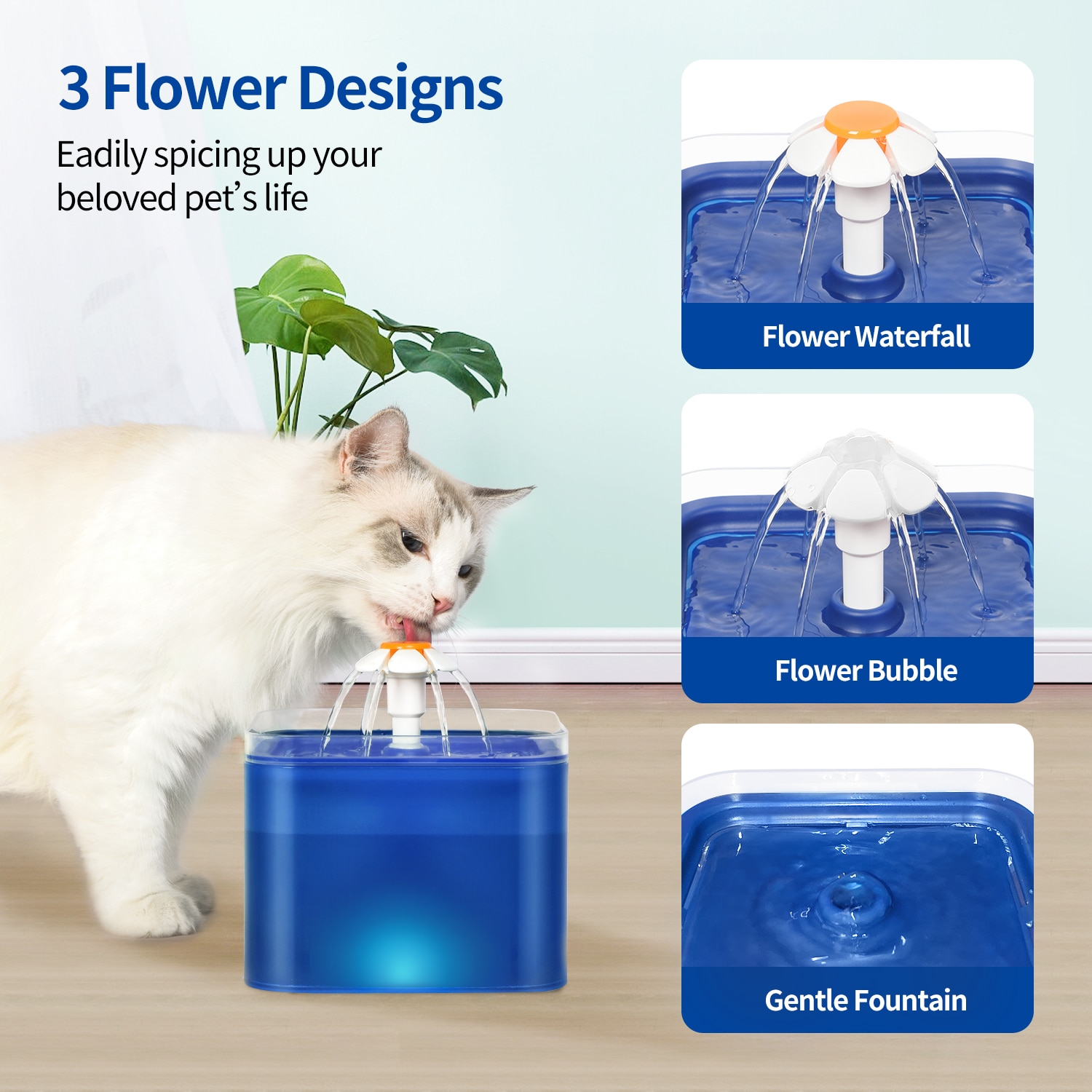 Foto 4 pulgar | Dispensador Automático De Agua Para Perros Con Fuente De Agua Para Gatos - Venta Internacional.
