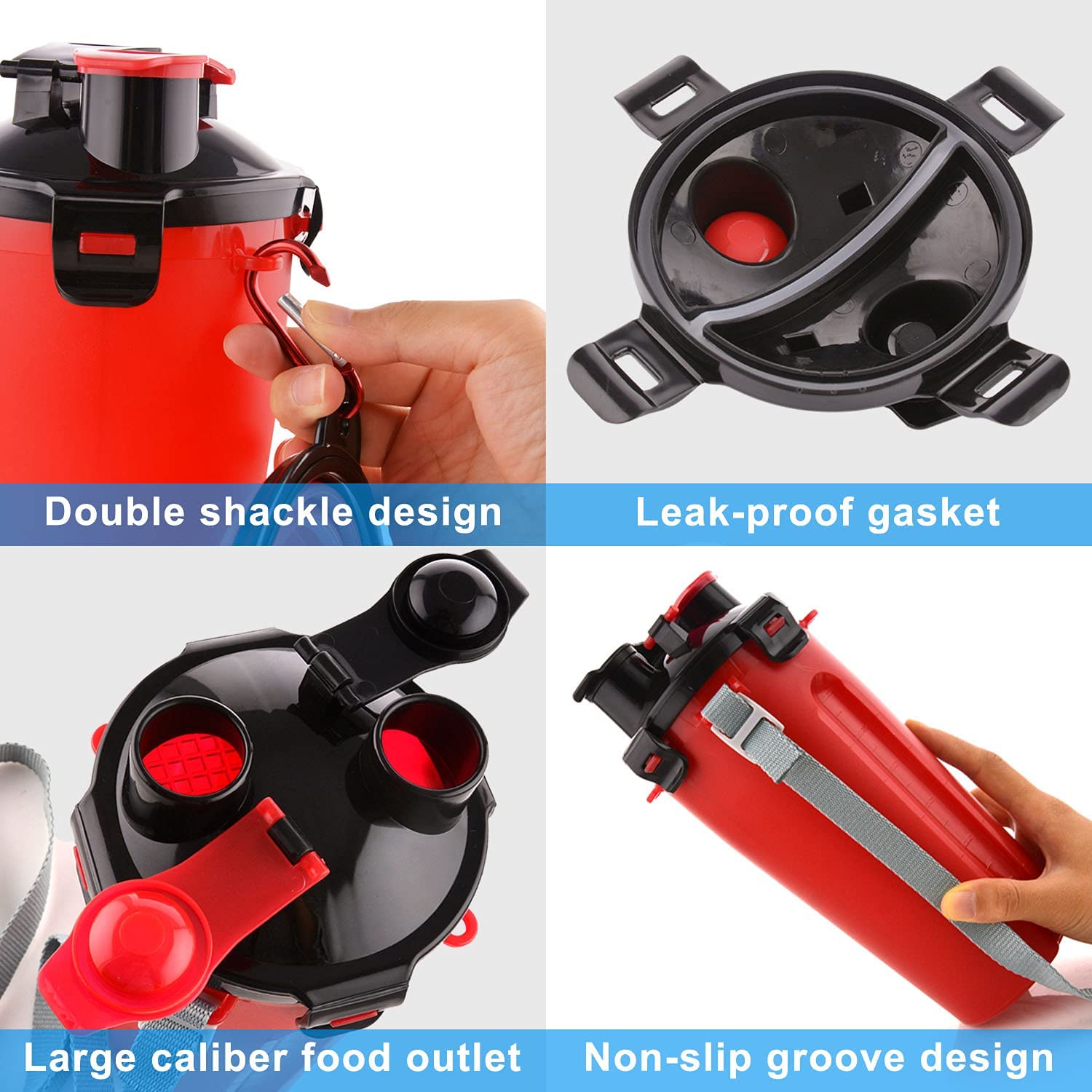Foto 4 pulgar | Botellas De Agua De Viaje Para Perros, Cuencos Plegables 2 En 1 | Huoguo - Venta Internacional.