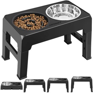 Foto 1 | Cuencos Ajustables Para Perros Con Alimentación Lenta Y Elevado Urpower - Venta Internacional.