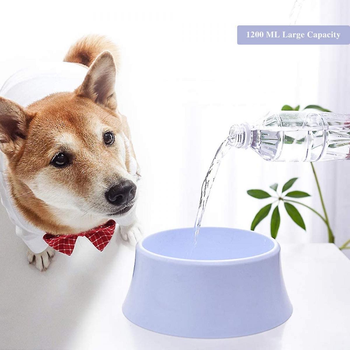 Foto 3 pulgar | Cuenco De Agua Para Perros Huoguo, Disco Flotante, A Prueba De Derrames, 1,2 L - Venta Internacional.