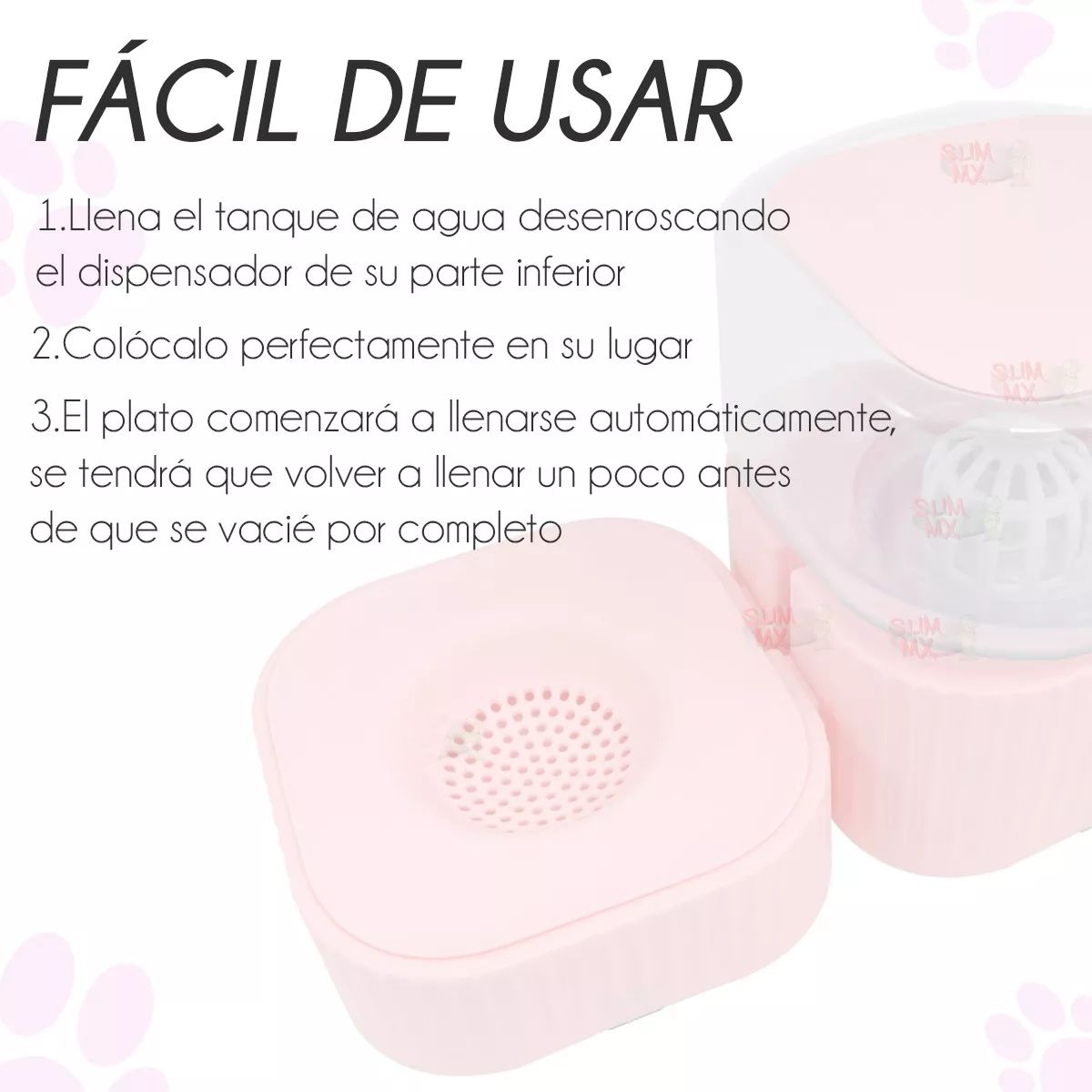 Foto 5 pulgar | Bebedero Dispensador Automático Para Mascotas