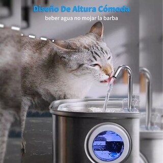 Foto 3 | Bebedero Automático Gato Y Perro Eo Safe Imports Esi-18166 Plata