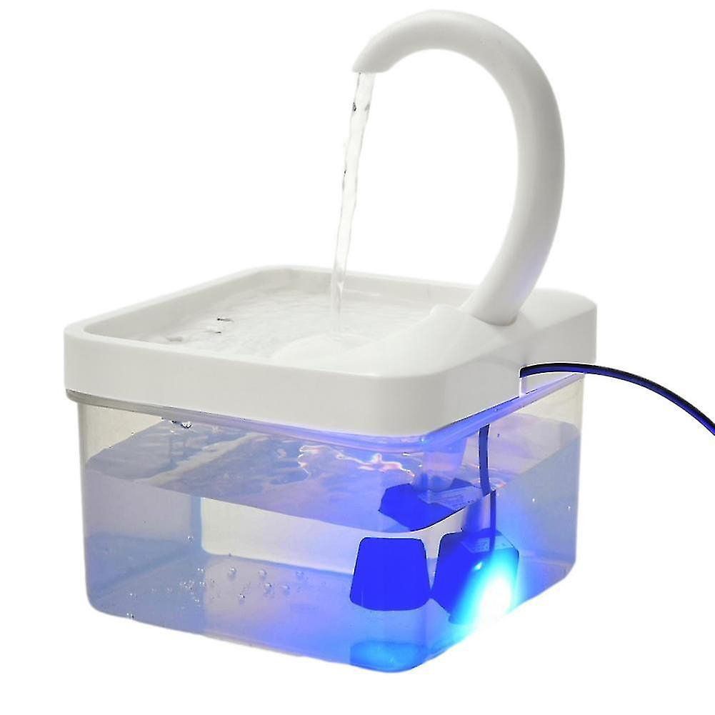Foto 4 pulgar | Bebedero Para Mascotas Huoguo, Cuello De Cisne, Automático, Luz Led De 2 Litros - Venta Internacional.