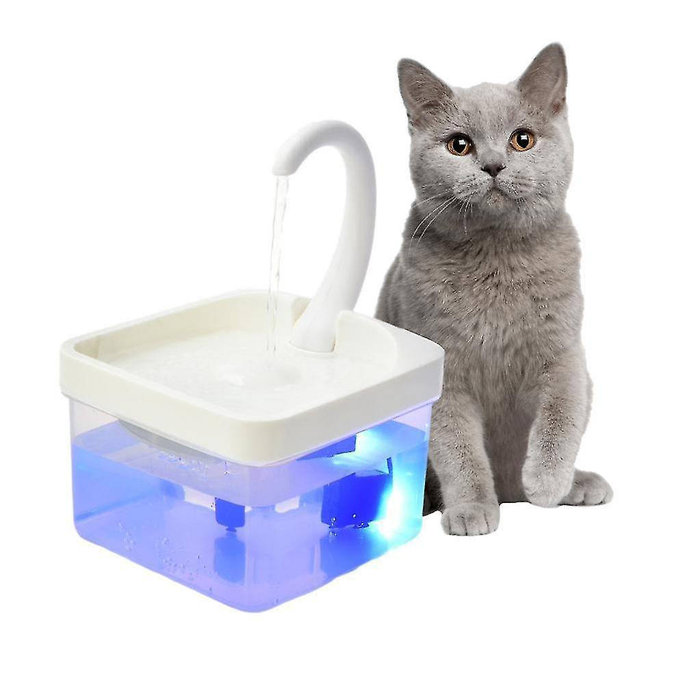 Foto 5 pulgar | Bebedero Para Mascotas Huoguo, Cuello De Cisne, Automático, Luz Led De 2 Litros - Venta Internacional.