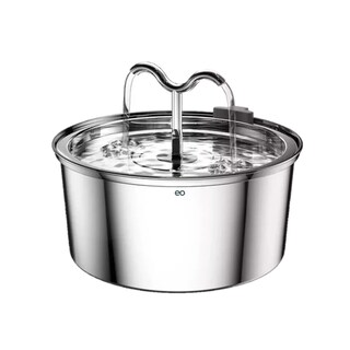Foto 1 | Fuente Para Gatos Y Bebedero Perro Acero Inoxidable 3.2l Eo Safe Imports Esi-14715-1 Plata