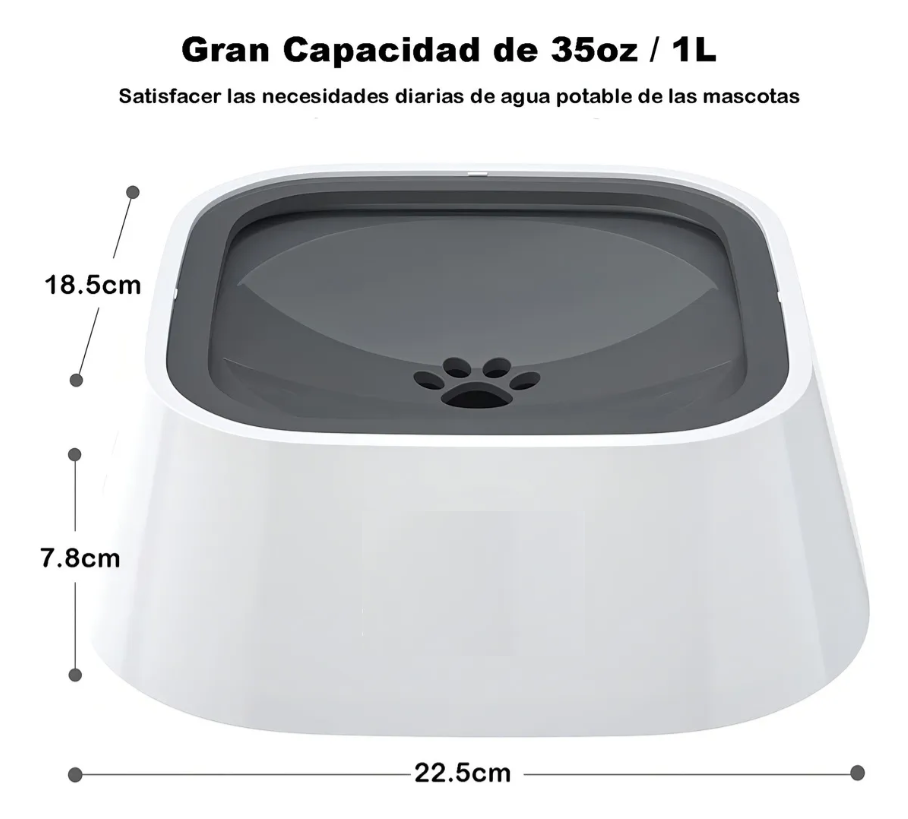 Foto 3 pulgar | Bebedero Xtellar Para Mascota 1l Color Blanco