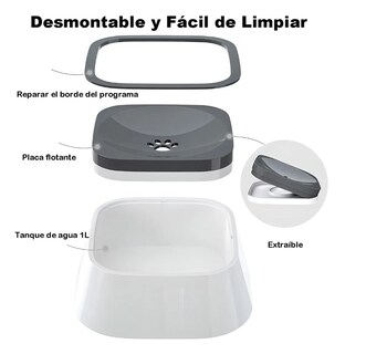 Foto 4 | Bebedero Xtellar Para Mascota 1l Color Blanco