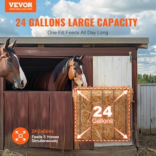 Foto 2 | Comedero Para Ganado Vevor De Acero Pesado Con Capacidad De 24 Galones - Venta Internacional.
