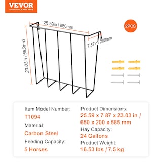 Foto 7 | Comedero Para Ganado Vevor De Acero Pesado Con Capacidad De 24 Galones - Venta Internacional.