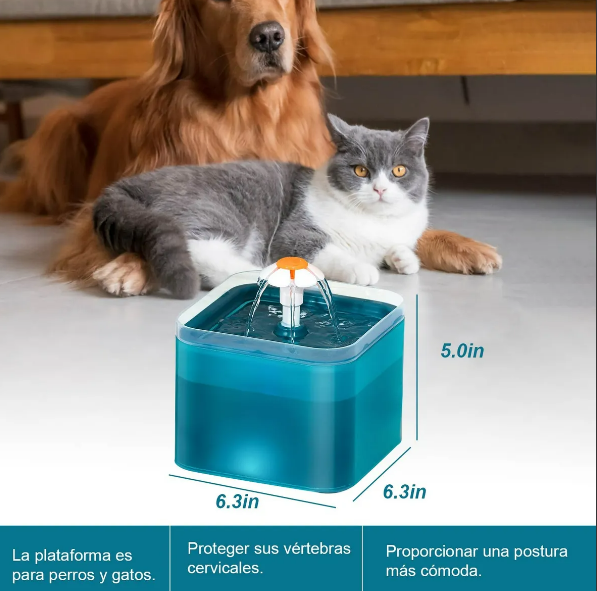 Foto 5 pulgar | Fuente Xtellar De Agua Automática 2l Con Filtro Para Perros Y Gatos
