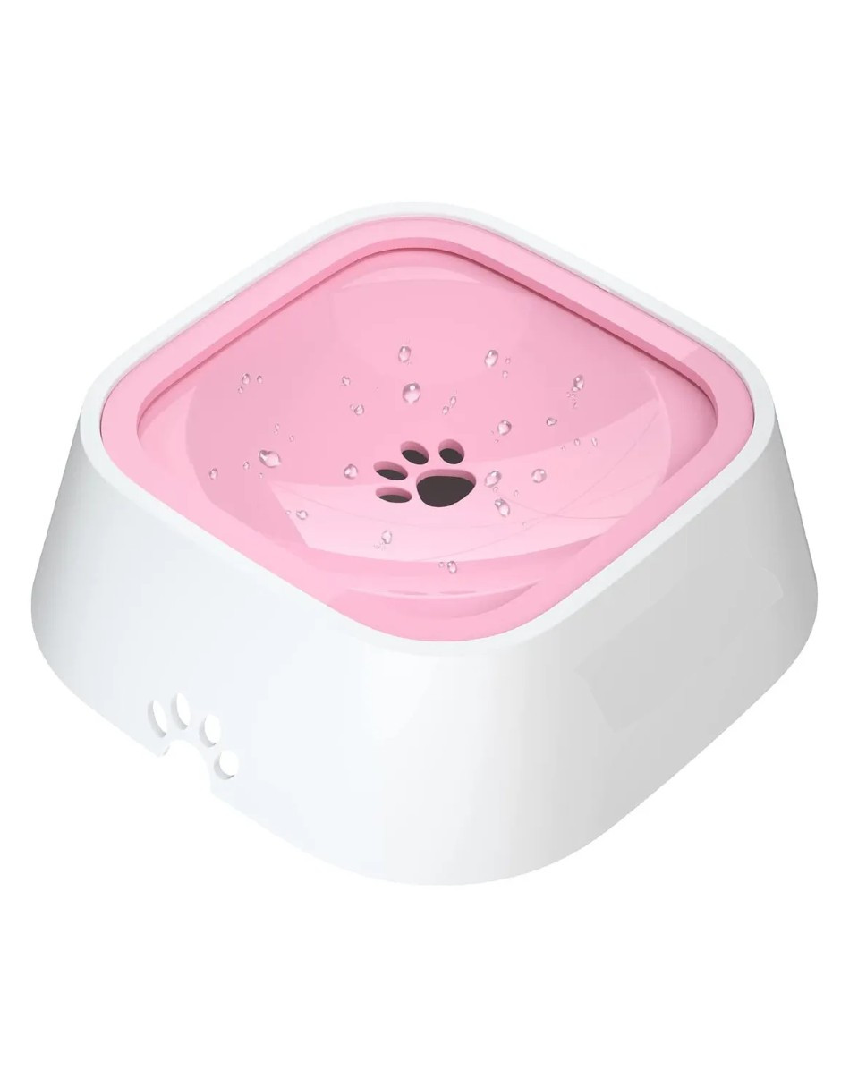 Foto 2 pulgar | Bebederos Para Mascota Alimentador De Agua Lento 1 L Color Rosa