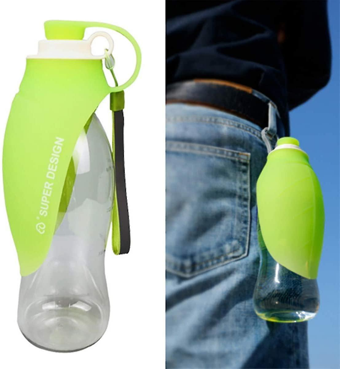 Foto 3 | Botella De Agua Portátil Para Mascotas, Receptáculo En Forma De Hoja - Venta Internacional.