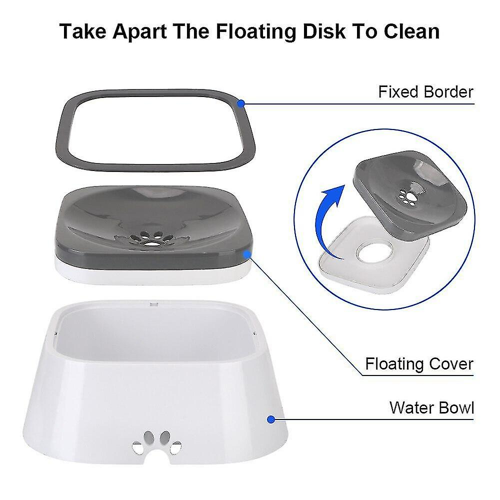 Foto 5 pulgar | Dispensador De Agua Para Gatos, Bebederos, 1,5 L, Antidesbordamiento - Venta Internacional.