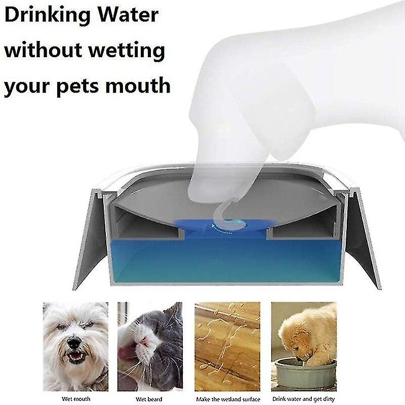 Foto 4 pulgar | Bebedero Para Mascotas Y Perros, Cuenco De Agua Sin Derrames, Capacidad De 1 Litro - Venta Internacional.
