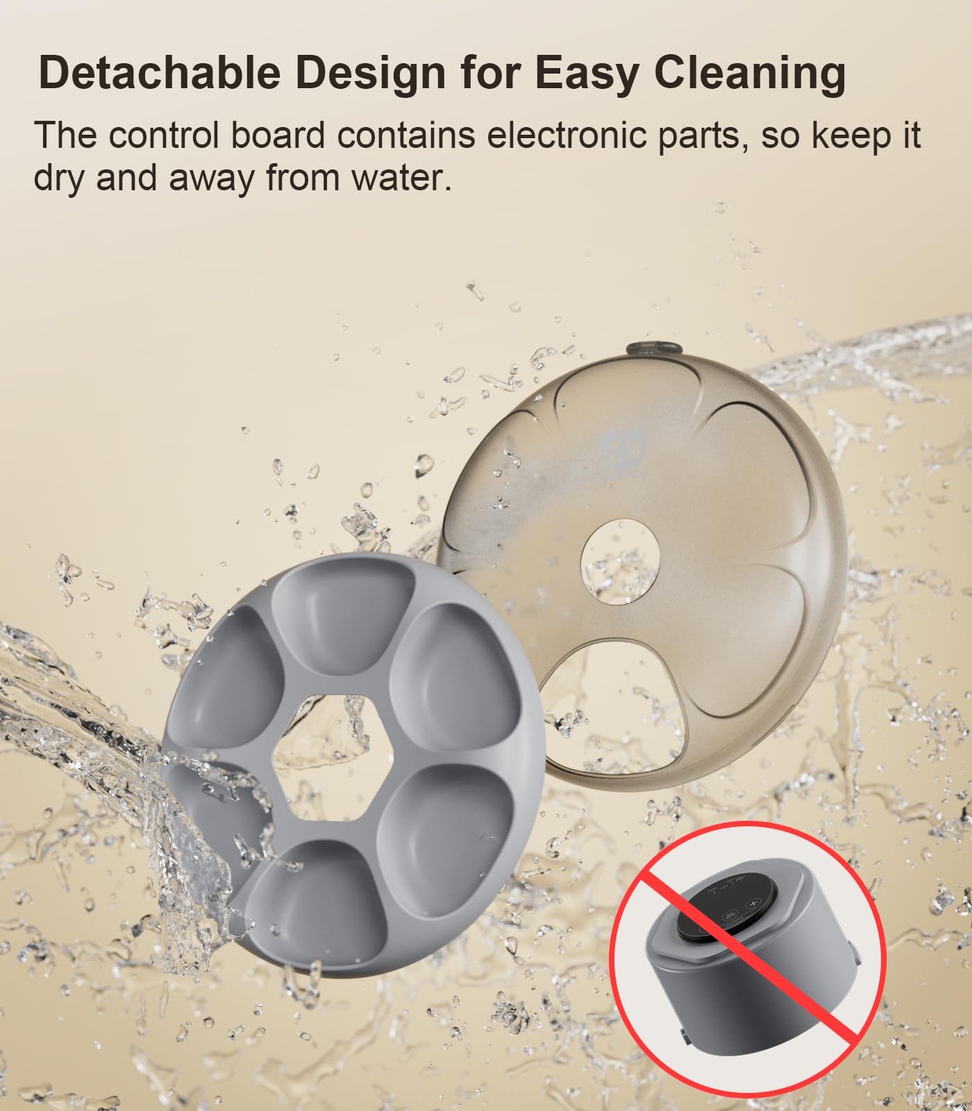 Foto 8 pulgar | Comedero Automático Para Gatos Casfuy Inalámbrico Para Comida Húmeda Con Bolsas De Hielo - Venta Internacional.