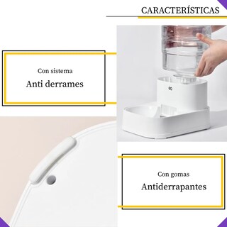 Foto 3 | Bebedero Dispensador Automatico 3.5l Eo Safe Importss Esi-20240 Blanco
