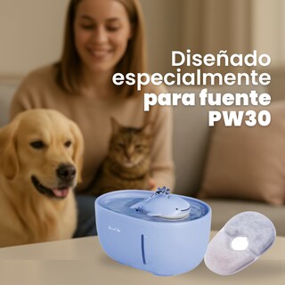 Foto 5 | Pack 3 Filtros Para Bebedero De Mascotas Smart-tek Pw100