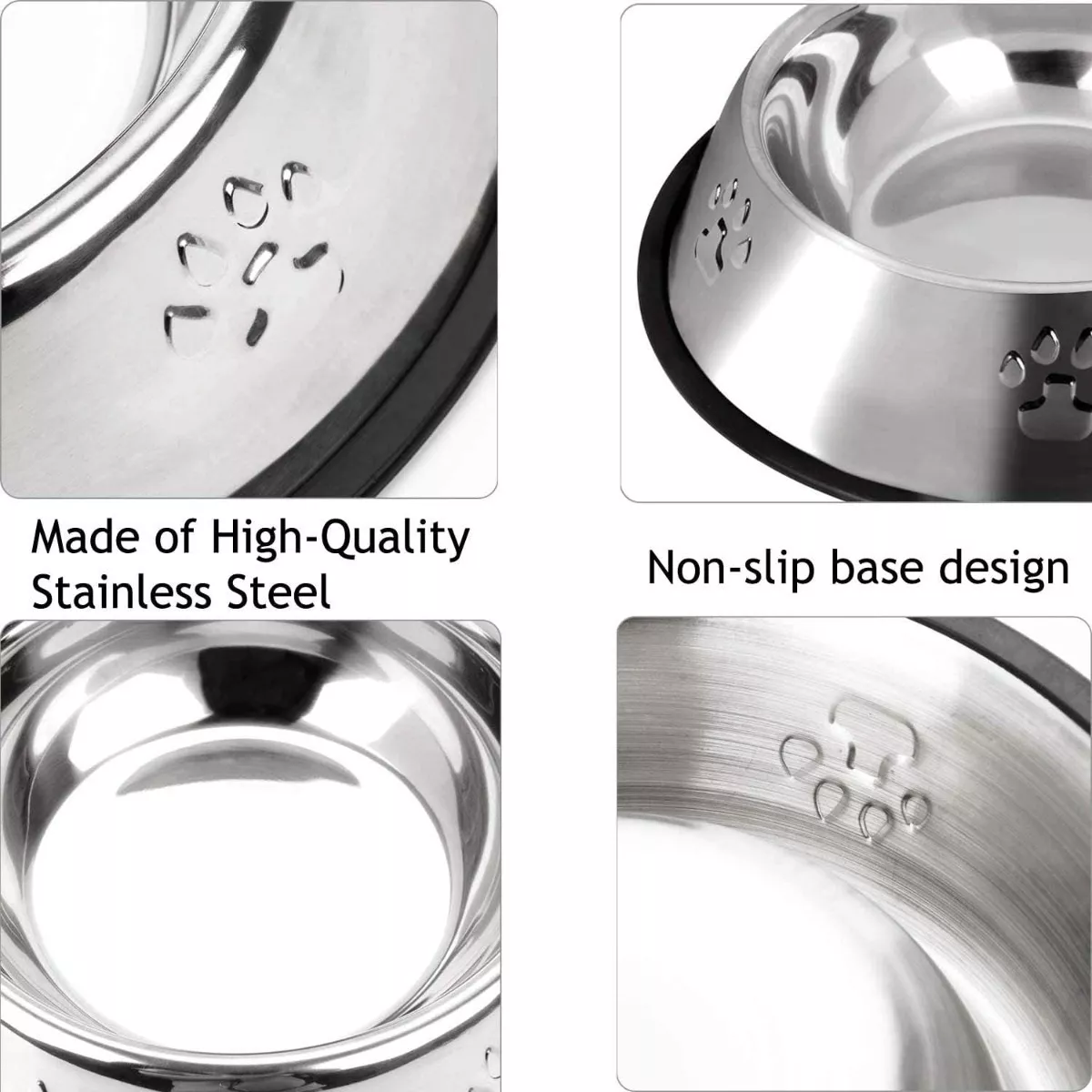 Foto 4 pulgar | Recipientes de Alimento Beluga Spielwaren GmbH color Plata para Mascota 2 Piezas