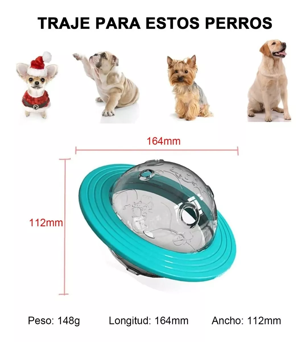 Foto 3 pulgar | Mascota Dispensador De Comida Interactivo Para Perros Eo Safe Imports Esi-18554 Multicolor
