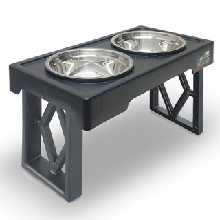 Foto 1 | Comedero/bebedero Elevado Para Perros Y Gatos Mascoamigo | Cuencos Para Mascotas Con Soporte Elevado | Cuenta Con 3 Alt