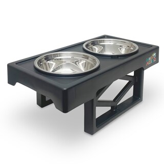 Foto 4 | Comedero/bebedero Elevado Para Perros Y Gatos Mascoamigo | Cuencos Para Mascotas Con Soporte Elevado | Cuenta Con 3 Alt