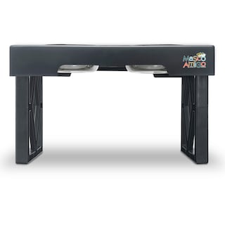 Foto 6 | Comedero/bebedero Elevado Para Perros Y Gatos Mascoamigo | Cuencos Para Mascotas Con Soporte Elevado | Cuenta Con 3 Alt