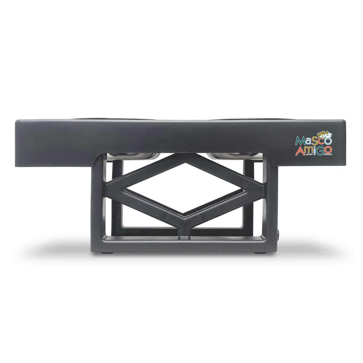 Foto 7 | Comedero/bebedero Elevado Para Perros Y Gatos Mascoamigo | Cuencos Para Mascotas Con Soporte Elevado | Cuenta Con 3 Alt