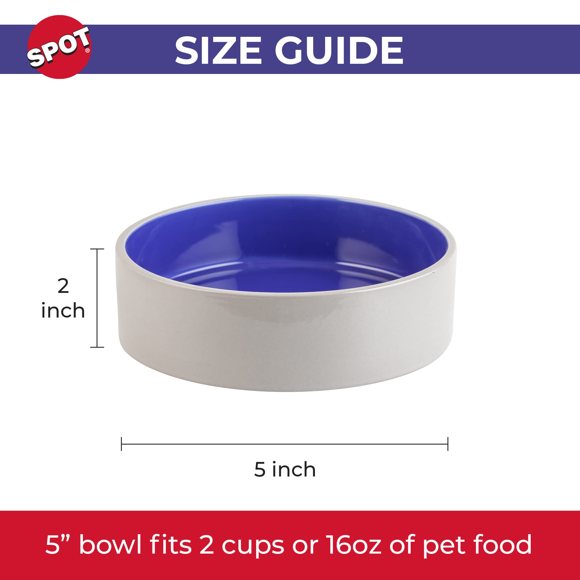 Foto 4 pulgar | Pet Bowl Ethical Products Spot, Cerámica De Gres Para Gatos Y - Venta Internacional.