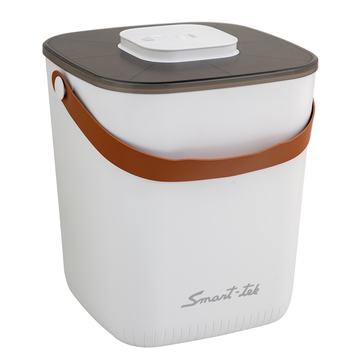 Foto 2 pulgar | Contenedor De Alimento Croquetas Hermético Inteligente Para Mascotas 13l Color Blanco Smart-tek