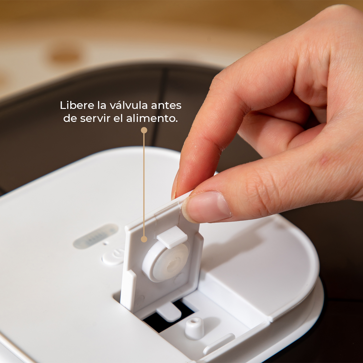 Foto 6 | Contenedor De Alimento Croquetas Hermético Inteligente Para Mascotas 13l Color Blanco Smart-tek