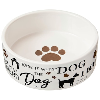 Foto 1 | Plato De Cerámica Para Comida Y Agua Spot I Love Dogs Para Mascotas - Venta Internacional.