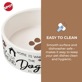 Foto 3 | Plato De Cerámica Para Comida Y Agua Spot I Love Dogs Para Mascotas - Venta Internacional.