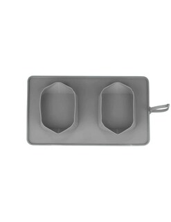 Foto 1 | Plato Para Perro Y Gato Antideslizante Portátil Enrollable Ecológico Gris Bluelander
