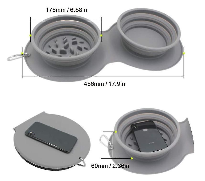 Foto 3 pulgar | Cuencos Huoguo De Silicona Plegables Grandes De 1000 Ml Para Perros Y Mascotas - Venta Internacional.