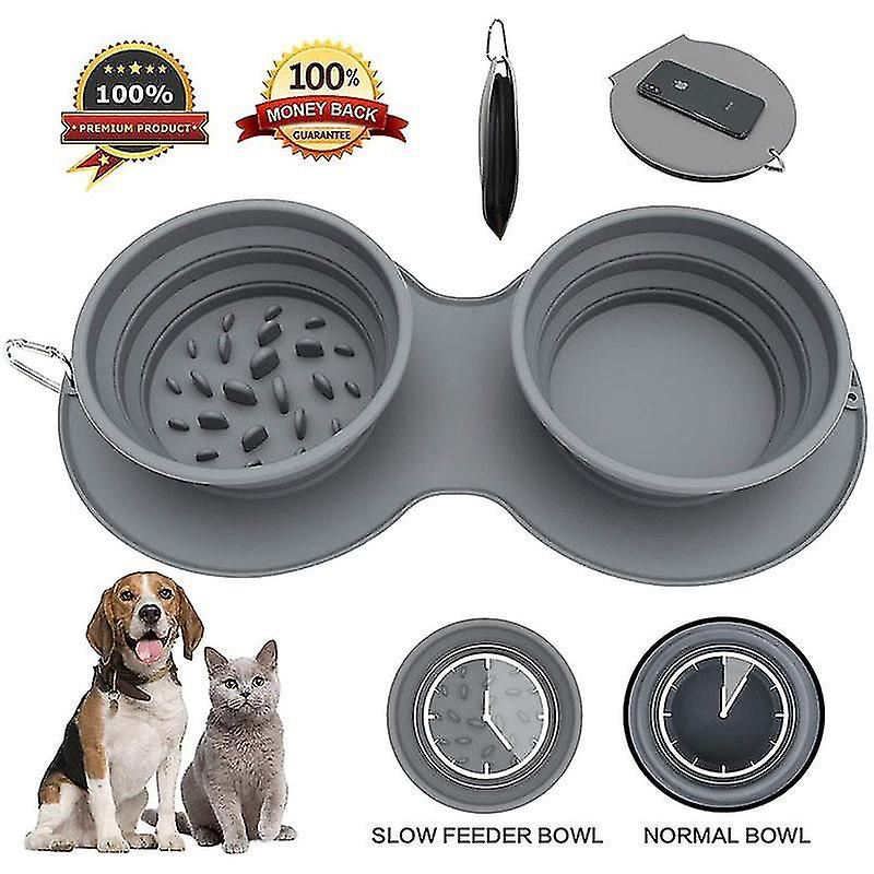 Foto 5 pulgar | Cuencos Huoguo De Silicona Plegables Grandes De 1000 Ml Para Perros Y Mascotas - Venta Internacional.