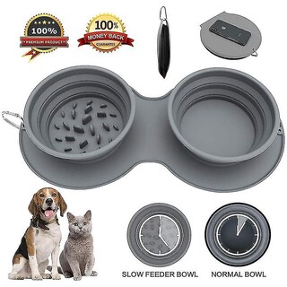 Foto 4 | Cuencos Huoguo De Silicona Plegables Grandes De 1000 Ml Para Perros Y Mascotas - Venta Internacional.