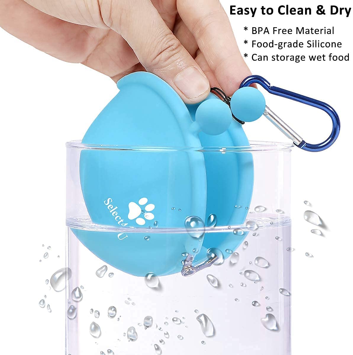 Foto 4 pulgar | Bolsa De Silicona Para Golosinas Para Perros Huoguo Reutilizable Para Perros Pequeños - Venta Internacional.