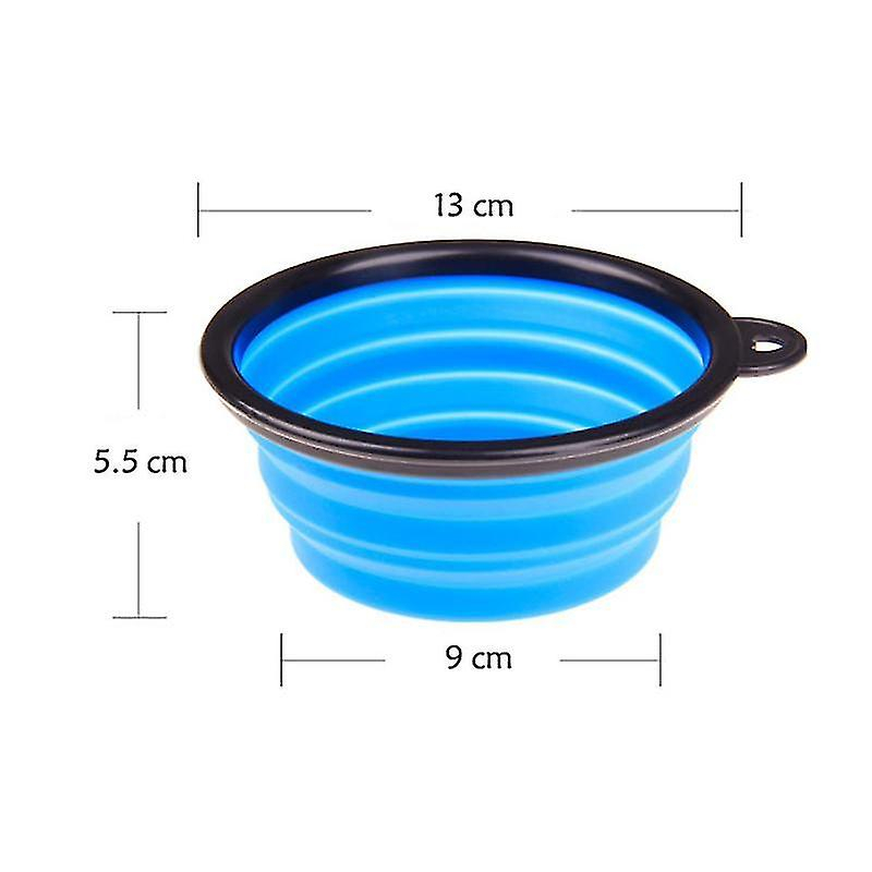 Foto 3 pulgar | Pet Bowl Huoguo, Plegable, De Silicona, Para Perro Y Gato, Color Azul - Venta Internacional.