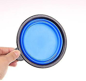 Foto 4 pulgar | Pet Bowl Huoguo, Plegable, De Silicona, Para Perro Y Gato, Color Azul - Venta Internacional.