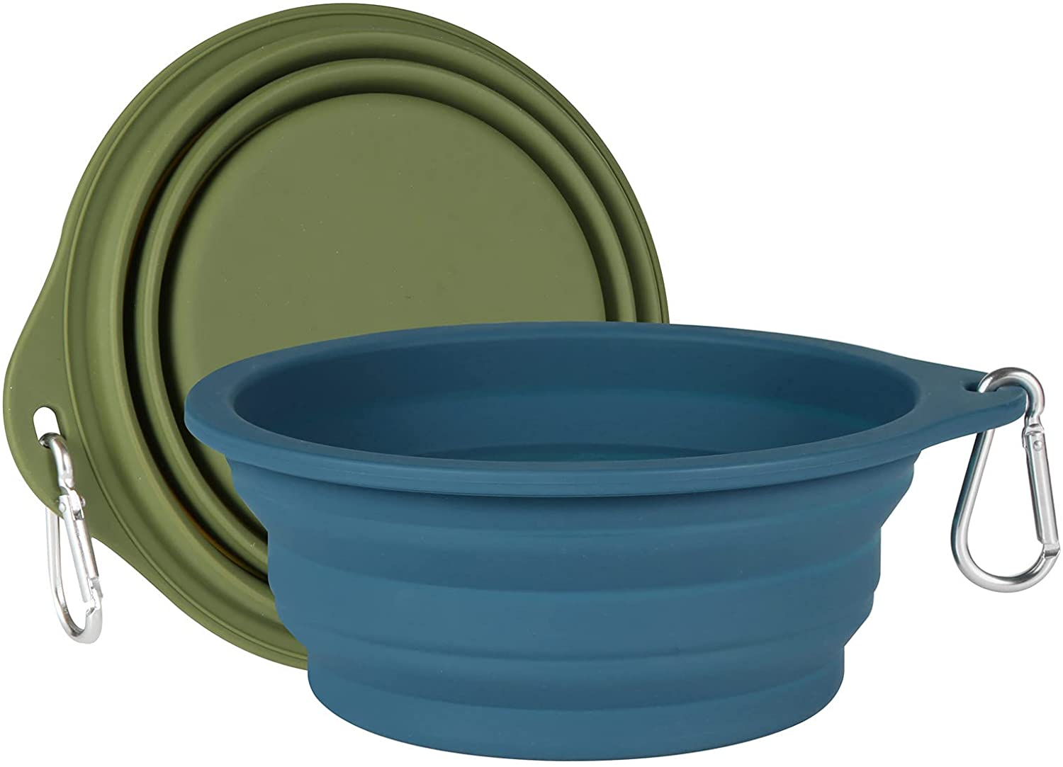 Foto 3 pulgar | Cuenco Plegable Para Perros Jieyou, 600 Ml, Paquete De 2 (azul Marino Y Gris Oscuro) - Venta Internacional.