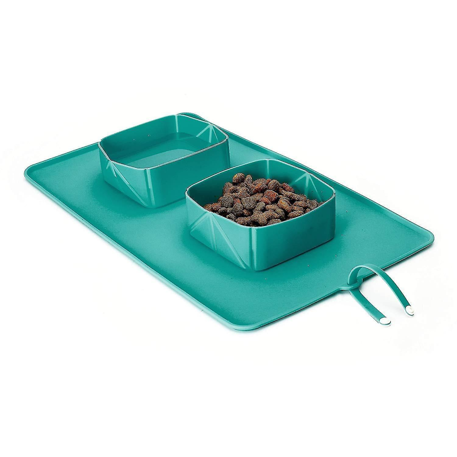 Cuencos De Viaje Para Perros Huoguo, Plegables De Silicona, Antideslizantes, Con Bolsa - Venta Internacional.