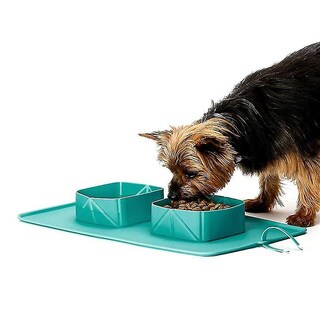 Foto 3 | Cuencos De Viaje Para Perros Huoguo, Plegables De Silicona, Antideslizantes, Con Bolsa - Venta Internacional.