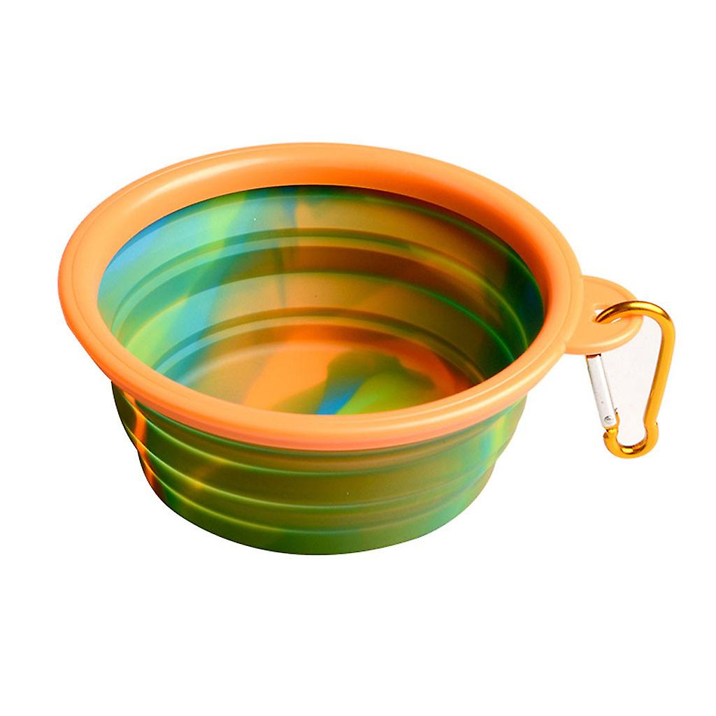 Cuenco De Viaje Plegable Para Comida Para Mascotas, Alimentación Con Agua, 350 Ml, Silica G - Venta Internacional.