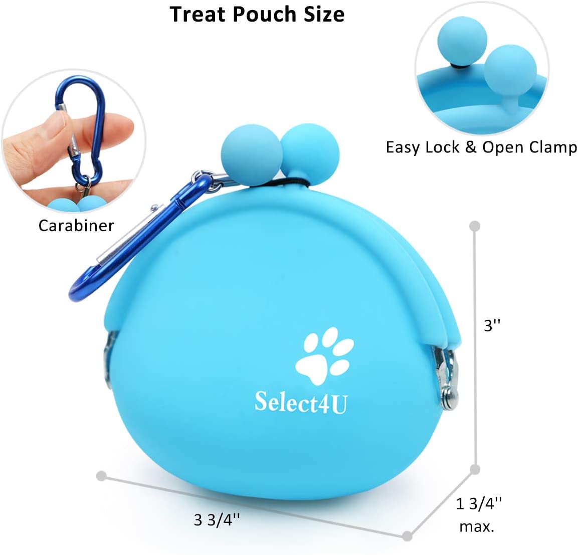 Bolsa De Silicona Para Golosinas Para Perros Huoguo Reutilizable Para Perros Pequeños - Venta Internacional.