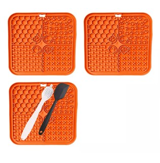 Foto 1 | Tapete Almohadilla Para Para Perroscalmante Y Cepillar 3pz Eo Safe Imports Esi-18552 Naranja