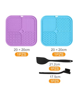 Foto 3 | 2pz Tapete Para Lamer Con Ventosa De Reducir Ansiedad