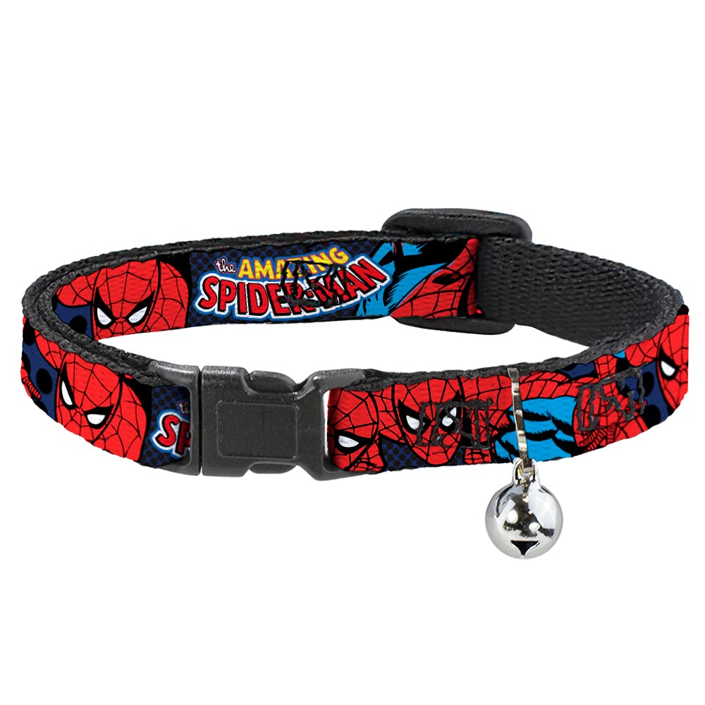 Foto 2 pulgar | Venta Internacional - Collar para Gatos Buckle-Down con Hebilla Amazing Spider Man