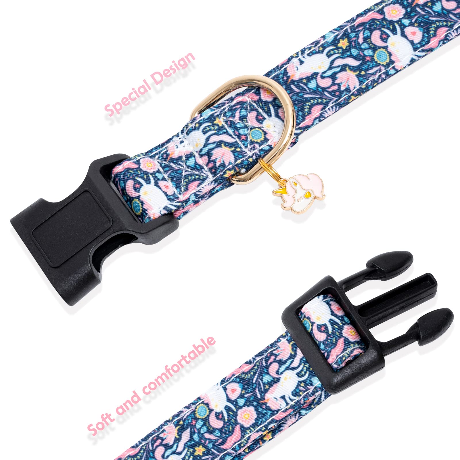 Foto 6 pulgar | Collar De Perro Faygarsle Cotton Designer Para Niñas Y Perros Pequeños - Venta Internacional.