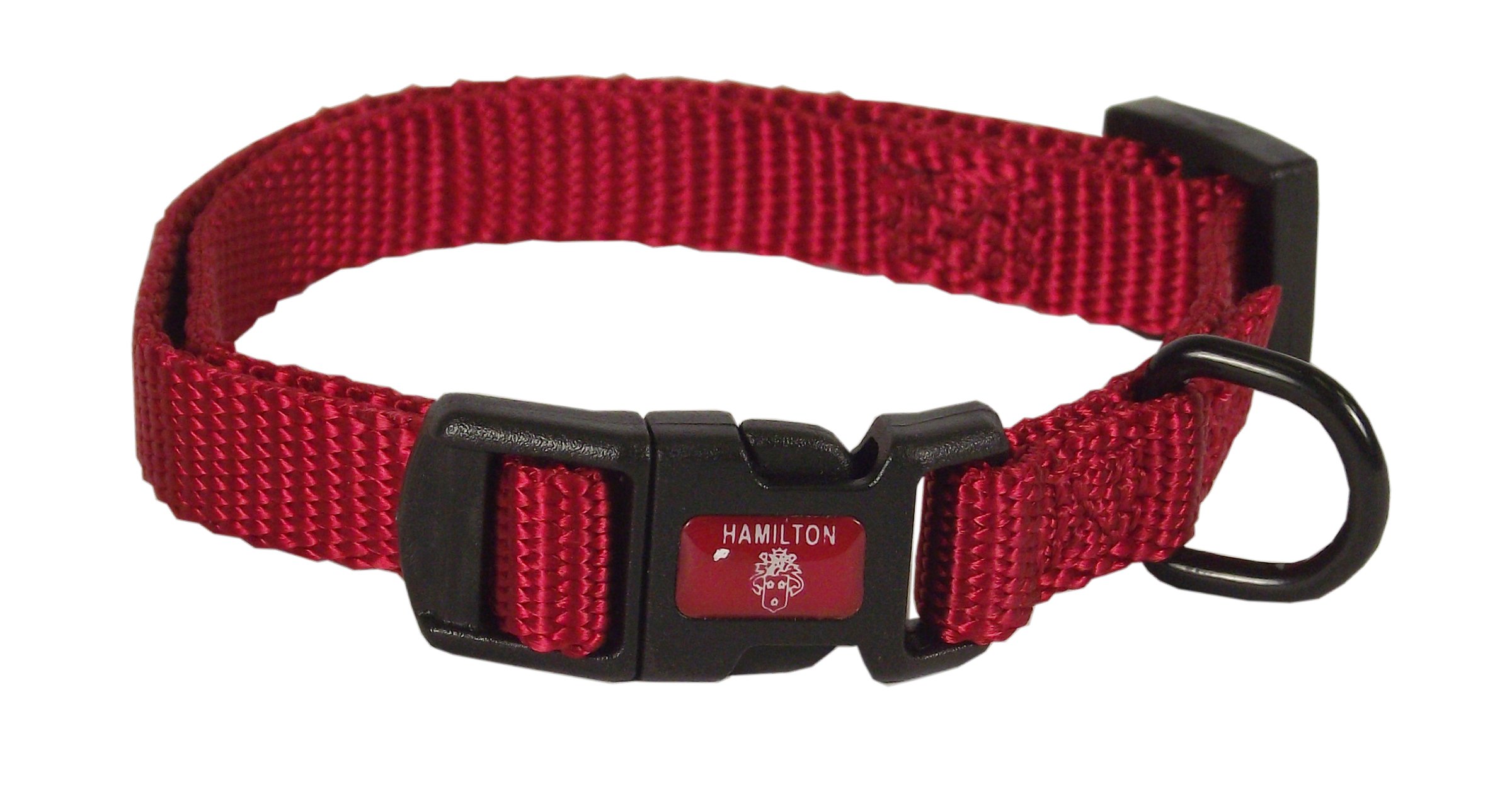 Foto 2 pulgar | Collar Para Perro Hamilton Ajustable De Nailon Rojo De 7 A 12 Pulgadas - Venta Internacional.