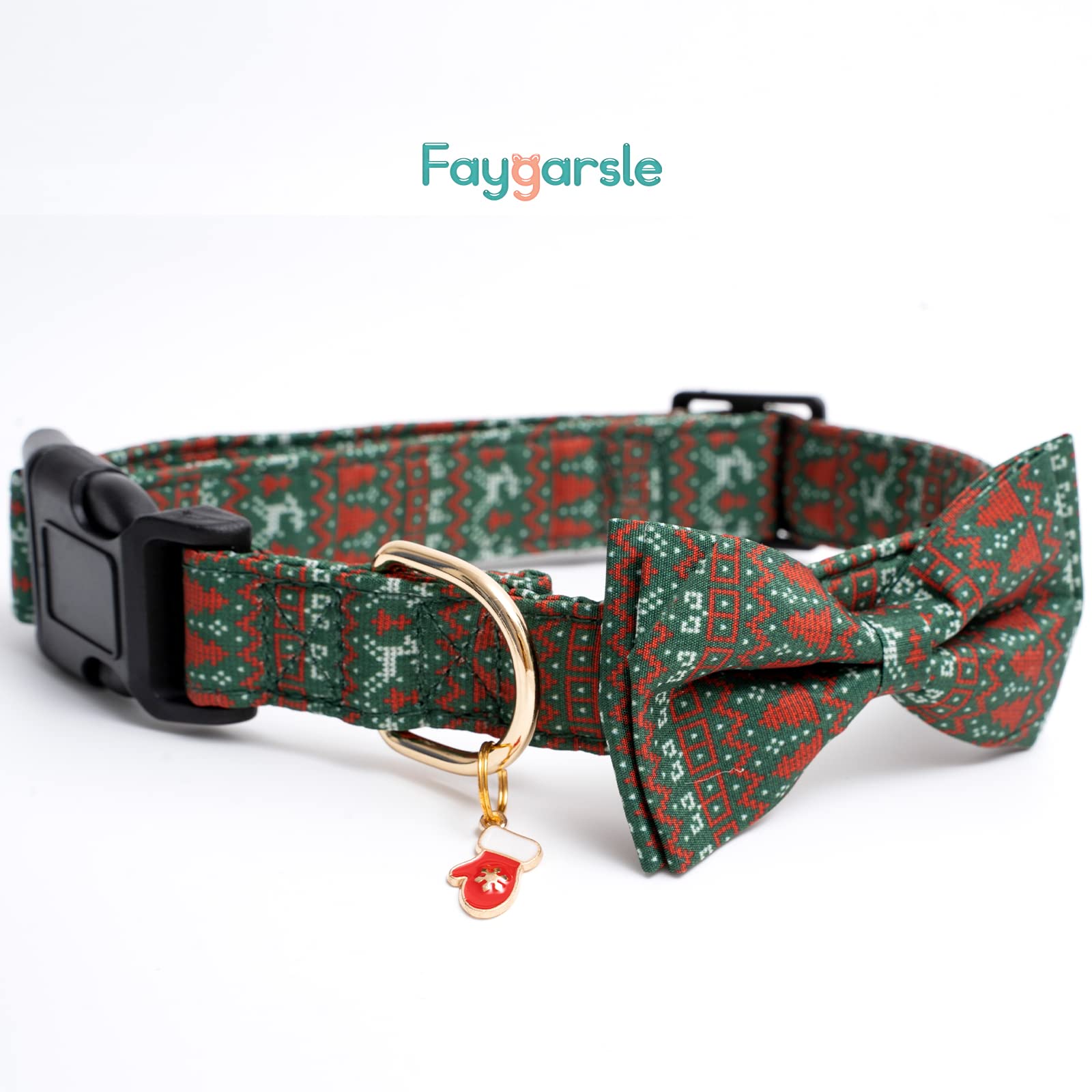 Foto 4 pulgar | Collar Navideño Para Perros De Algodón Con Pajarita Para Perros Pequeños, Medianos Y Grandes - Venta Internacional.